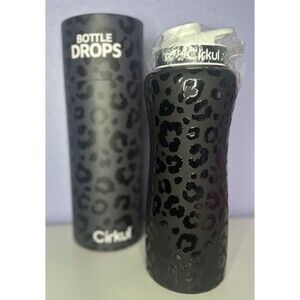 Cirkul 32 oz Black Leopard Stainless Steel Limited Edition Bottle Drop & Lid NEW